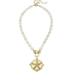Starfish Pearl Necklace|Susan Shaw New