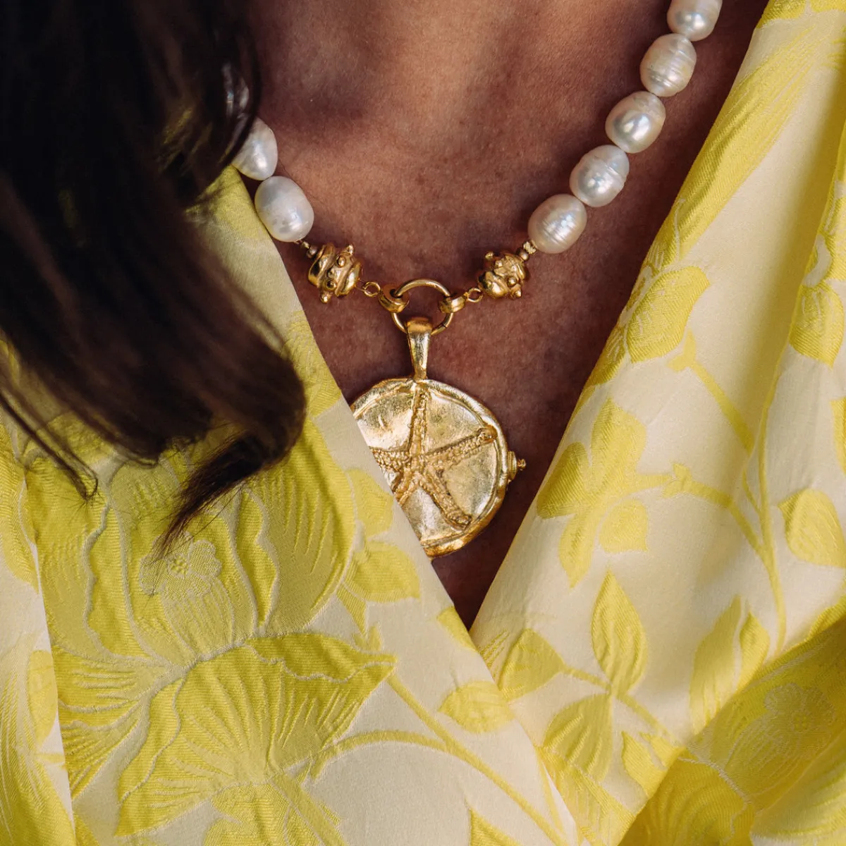 Starfish Pearl Necklace|Susan Shaw New