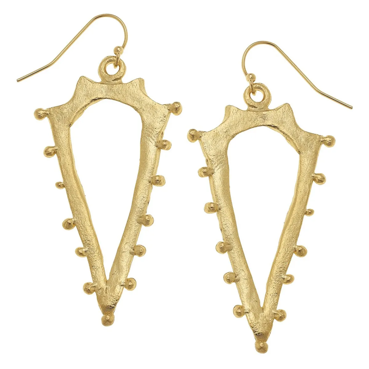Studded Spear Earrings|Susan Shaw Sale