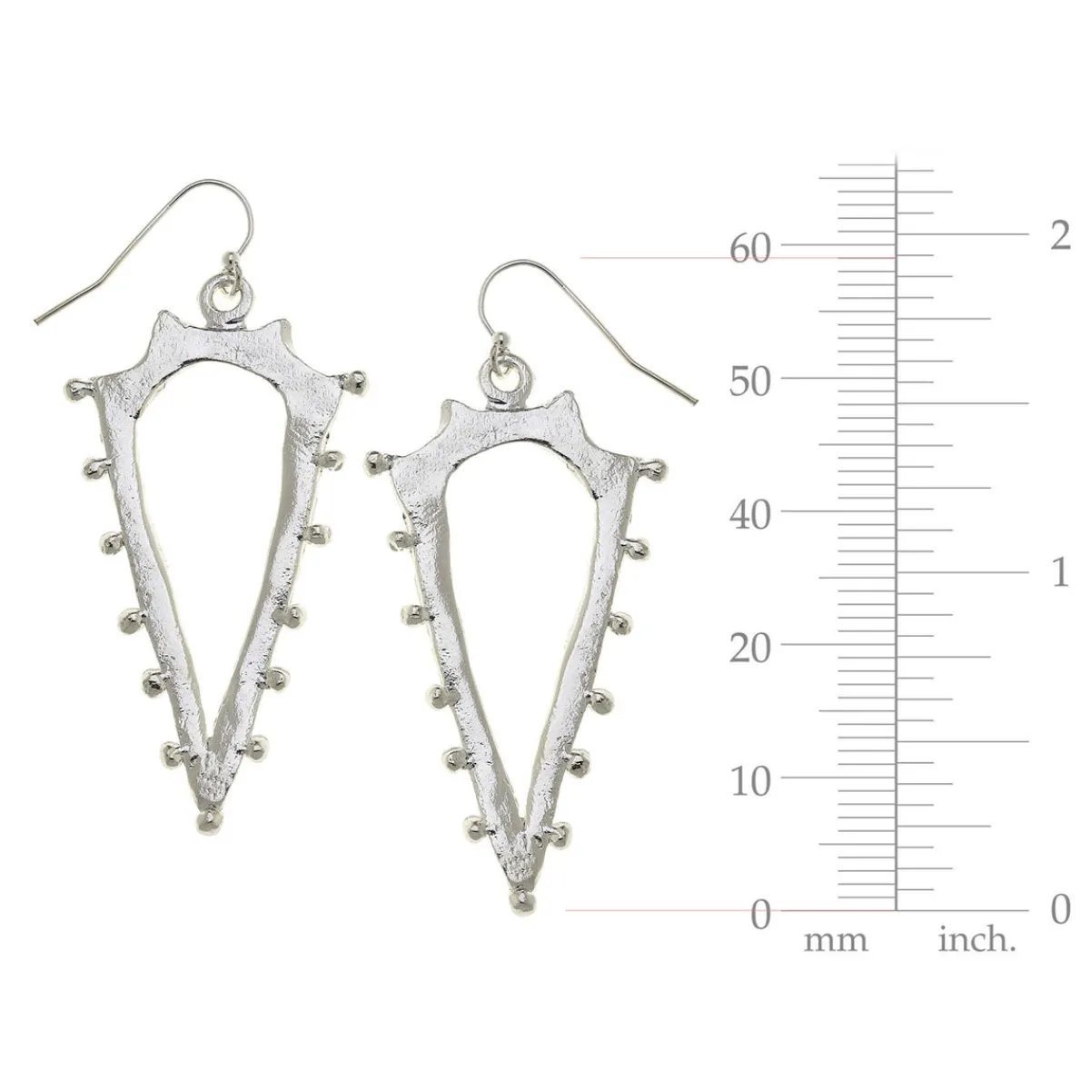 Studded Spear Earrings|Susan Shaw Sale