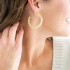 Textured Classic Hoops|Susan Shaw Hot