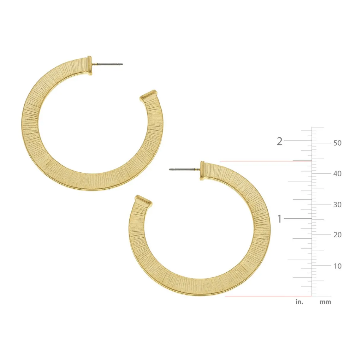 Textured Classic Hoops|Susan Shaw Hot