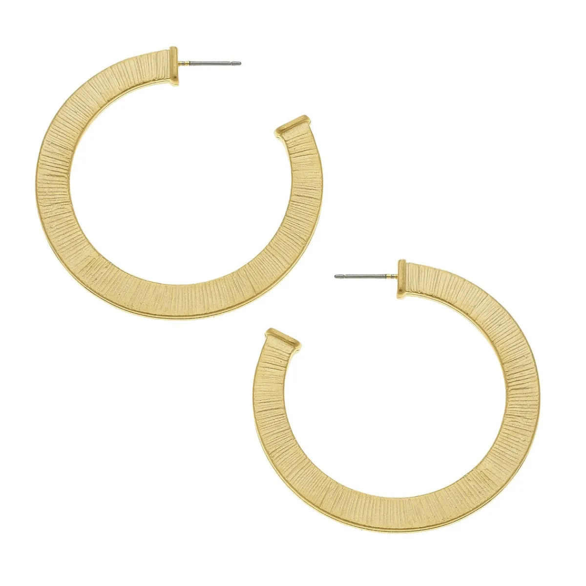Textured Classic Hoops|Susan Shaw Hot