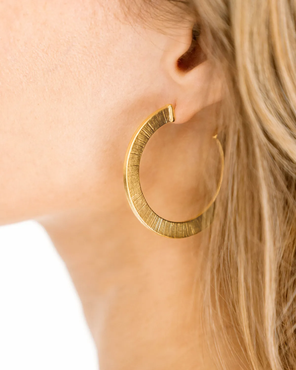 Textured Classic Hoops|Susan Shaw Hot