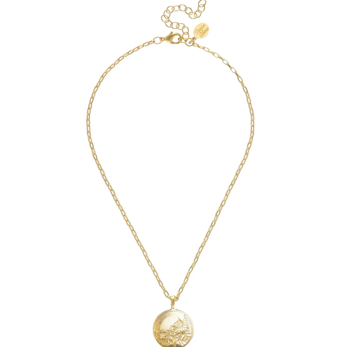 Tobacco Leaf Cable Necklace|Susan Shaw Discount
