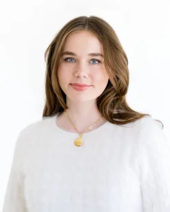 Tobacco Leaf Paperclip Necklace|Susan Shaw Outlet
