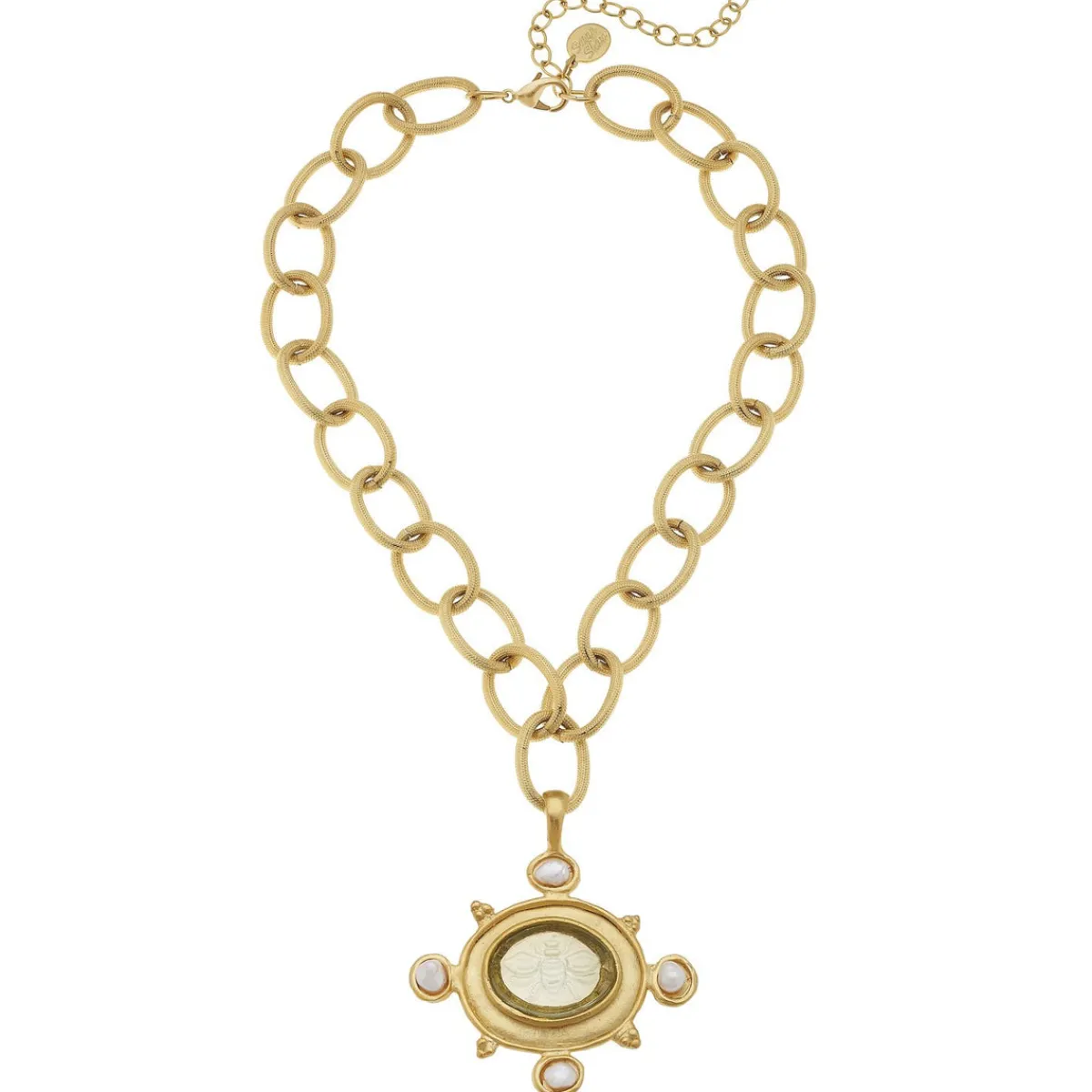 Venetian Glass Bee Elegant Pendant Necklace|Susan Shaw Sale