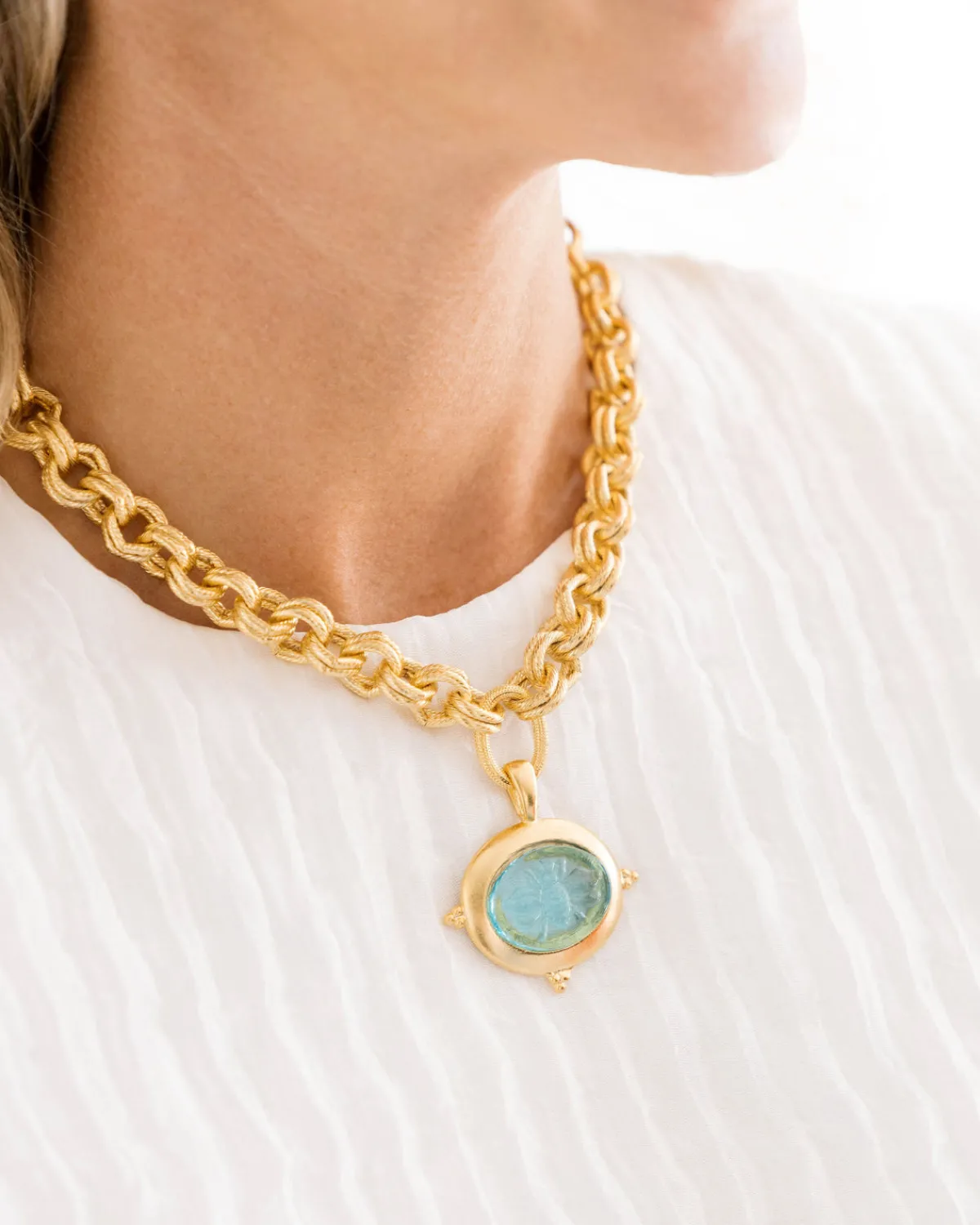 Venetian Glass Bee Necklace|Susan Shaw Clearance