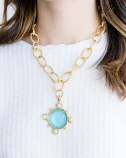 Venetian Glass Chain Necklace|Susan Shaw Online