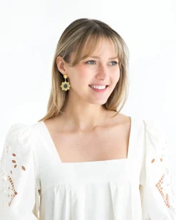 Venetian Glass Coin Earrings|Susan Shaw Outlet