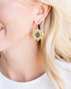 Venetian Glass Coin Earrings|Susan Shaw Clearance