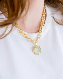 Venetian Glass Coin Necklace|Susan Shaw Best