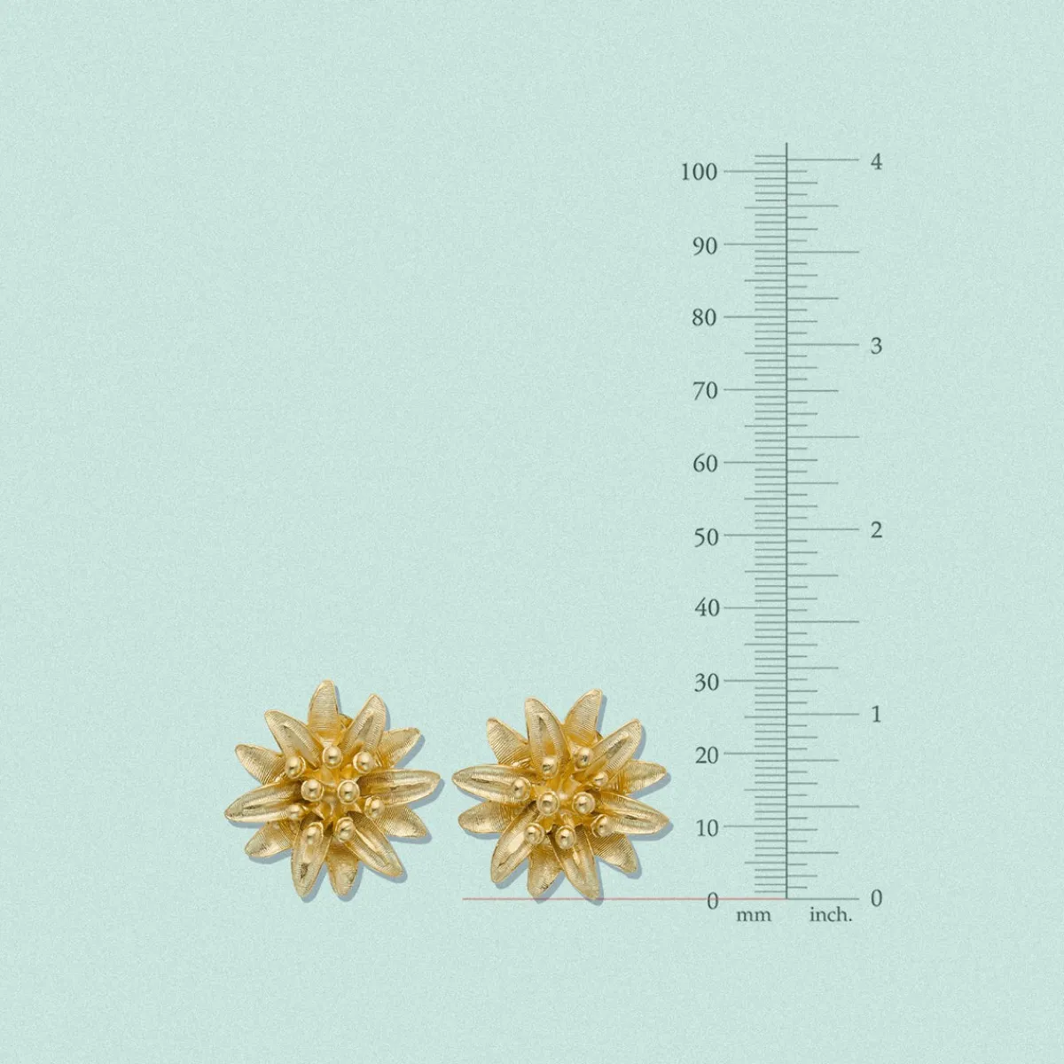 Water Lily Studs|Susan Shaw Hot